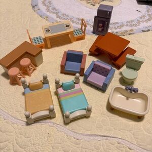 Set of 16 Bluey Playhouse Furniture